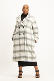Sofia Cream/Green Check Coat