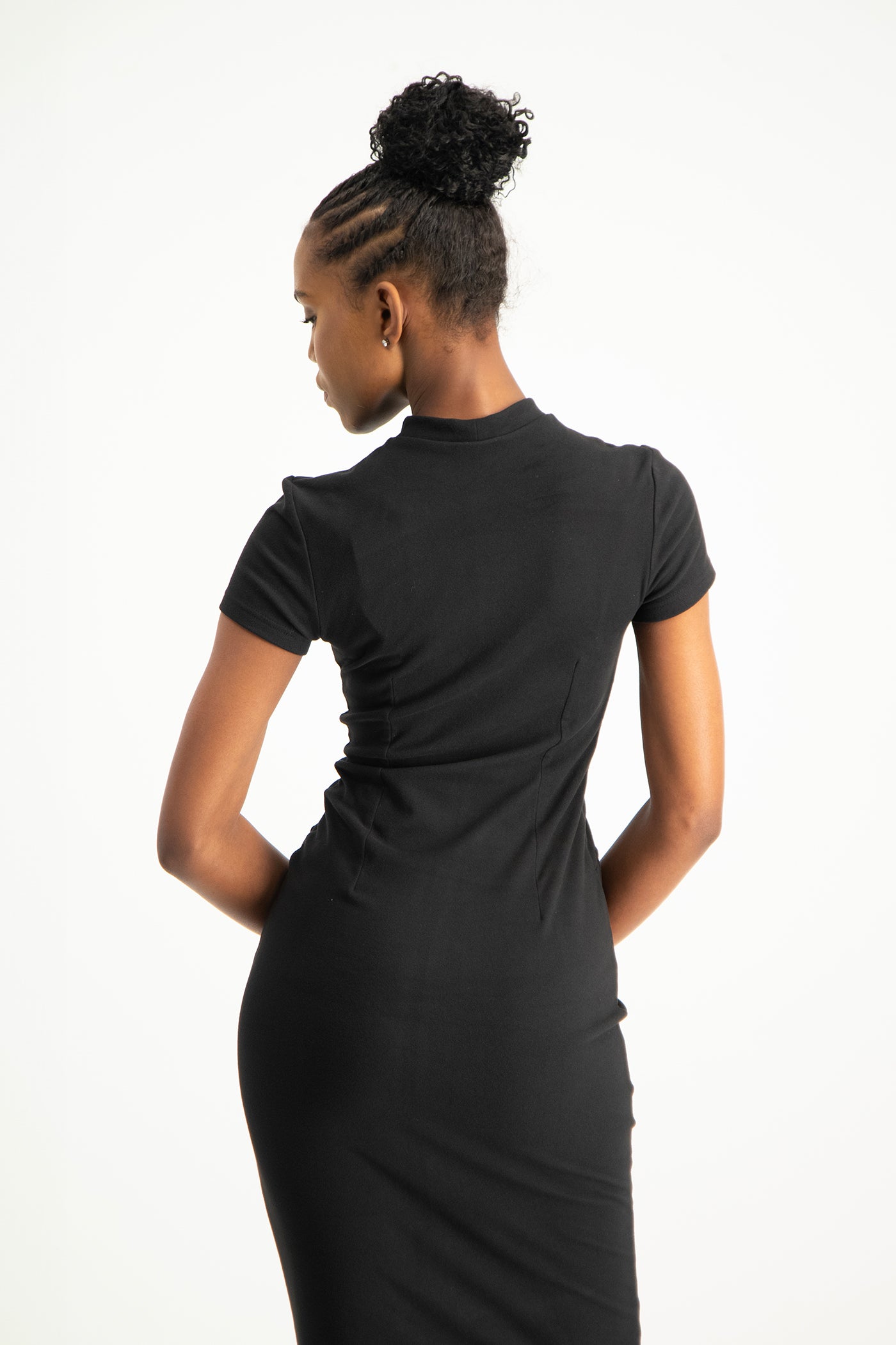 Cami Short Sleeve Turtleneck Dress – Shop Brett Robson Cami Short Sleeve Turtleneck Dress – Shop Brett Robson