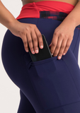 Active Legging with Elasticated Waist - Navy