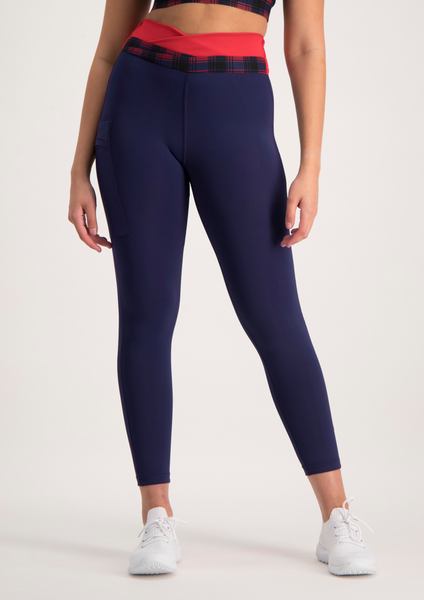 Active Legging with Elasticated Waist - Navy
