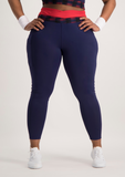 Active Legging with Elasticated Waist - Navy