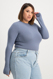 Lucy Long Sleeve Bodysuit - Flintstone