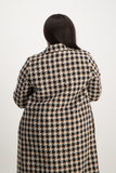 Madison Brown Check Coat