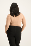 Giana Square Neck Bodysuit - Blush Nude