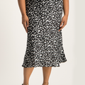 Black Animal Print L